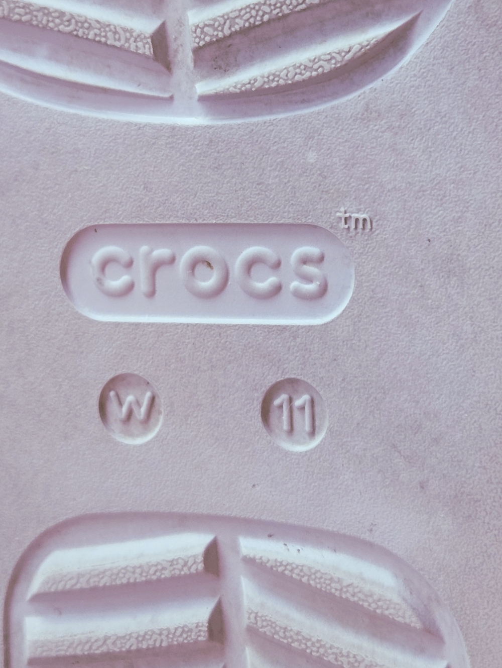 Crocs Getaway Shimmer Strappy Sandal Lavender Purple Platform Size 11 Women's - Picture 12 of 15
